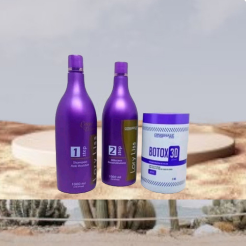 Kit Progressiva Lory Liss+botox Redutor Volume C/óleo Argan