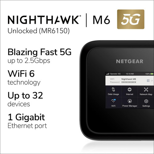 Netgear Nighthawk M6 5g Wifi 6 - Enrutador De Punto