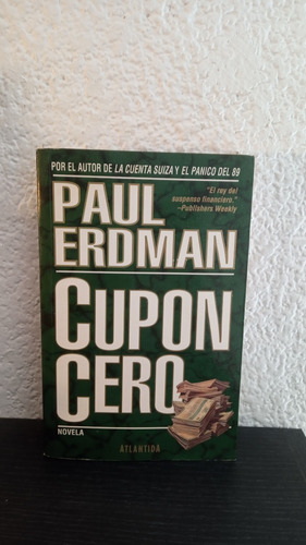 Cupon Cero - Paul Erdman