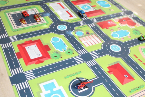 Pista Hotwheels Lona - Tamanho 147x100cm