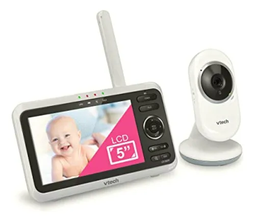 Vtech Vm350 Monitor De Vídeo Para Bebé Con Pantalla De 5