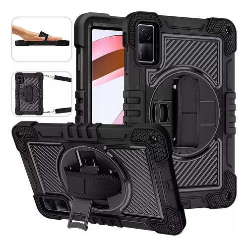 Funda For Xiaomi Redmi Pad10.61 Maletín Giratorio Bandolera