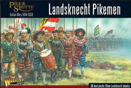 Pike And Shotte Landsknechts Pikemen Box - Plástico