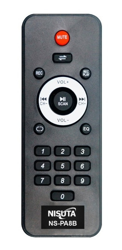 Parlante Portatil Carrito Con Bluetooth, Ecualizador, Led, Fm Y Mic Inalambrico Nspa8b