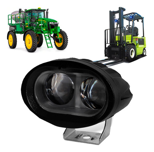 Farol Oval Blue Spot 10-80v 20w Pulverizador E Empilhadeira