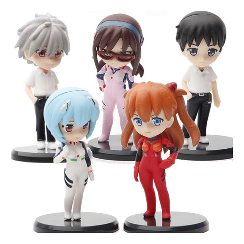 Figuras Neon Genesis Evangelion Anime (set 5 Figuras)