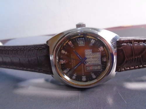 Technos Executive Antigo Folhinha Calendario Perpetuo Raro