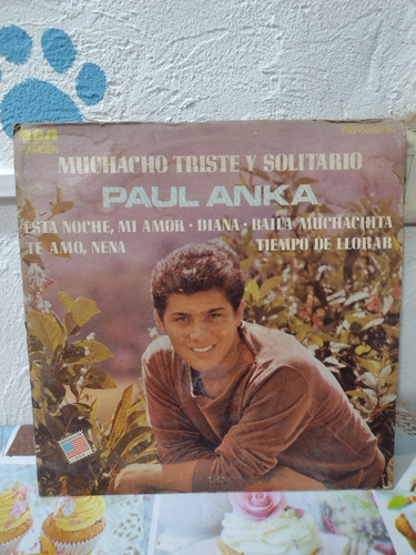 Paul Anka Muchacho Triste Disco De Vinil Lp 