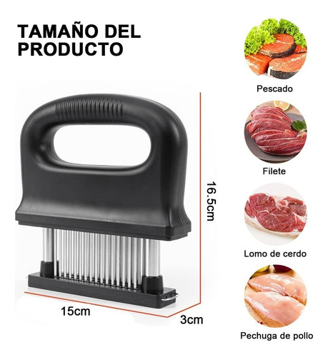 Ablandador De Carne Cuchillas,48 Cuchillas Para Ablandar