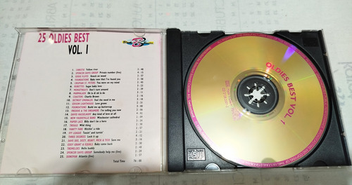 25 Oldies Best. Vol 1 - Interpretes Varios (c.d) Estándar (Usado)
