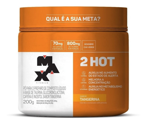 TermogĂȘnico 2 Hot Ultimate C/ 200g - Max Titanium