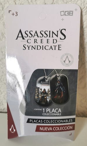 Placa Coleccionable Assassins Creed Syndicate (Usado)