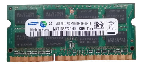 Memória RAM color verde  4GB 1 Samsung M471B5273DH0-CH9