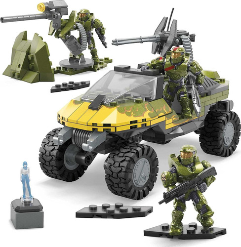 Mega Halo Rescue Warthog Rescue (324 Unidades), Color Rojo