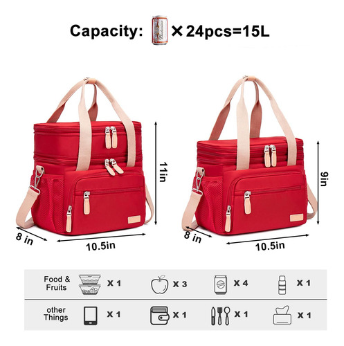Bolsa De Almuerzo Weitars Para Mujer, Loncheras Para Muje...