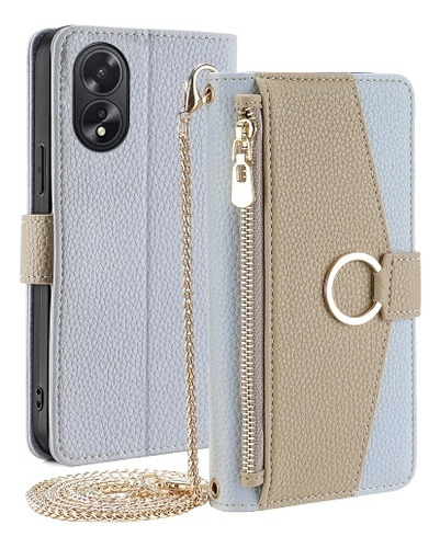 Funda De Teléfono De Cuero Con Textura Litchi For Oppo