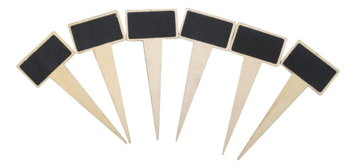 6x Mini Plantas Rotula Blackboards Flores Tags Sinais De