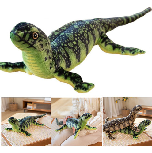 Peluche Grande Con Forma De Lagarto Reptil, Regalo Para Niño