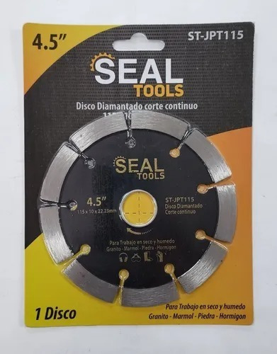 Disco Diamantado Segmentado Para Corte 4 1/2 Seal Tools