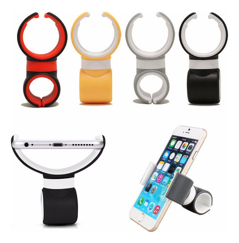 Soporte Celular Universal Para Manubrios Auto Y Bicicleta