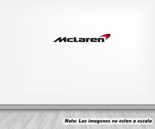 Vinil Sticker Pared 20 Cm. Lado Mc Laren F1 Modld009