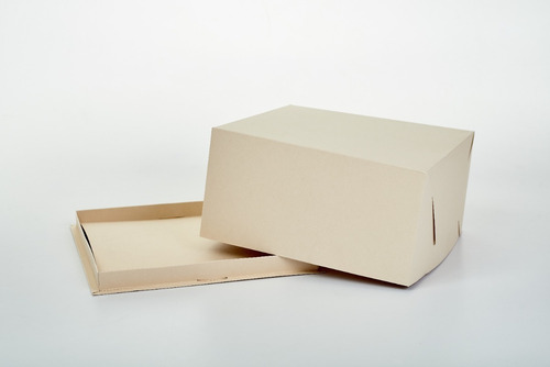Caja Base Bandeja + Tapa 28,5 X 28,5 X 15 Cm Tortas (x40 U.) - 024 Bauletto