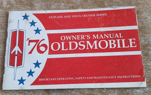 Manual Para Oldsmobile Cutlass Supreme Serie:  Chafarote  