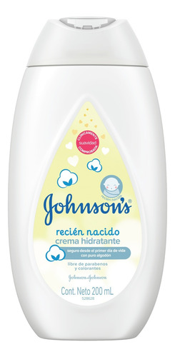 Crema Johnson's Baby Recién Nacido 200 ml