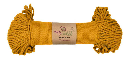 Lana Algodón Macramé Rope Retwisst 330 Grs