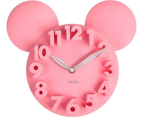 Clock Diseño Moderno Mickey Mouse Big Digit 3d Reloj D...