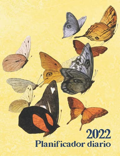 Agenda 2022: Mariposas Vintage En Vuelo Planificador Diario