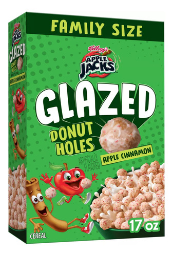 Cereal Kellogg's Importados Varios Sabores Apple Jacks Glazed