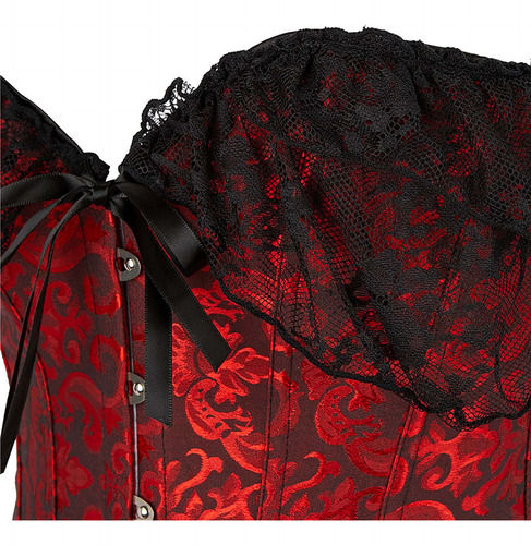 Corsés Cómodos Para Mujer Overbust Corset Bustier Linger