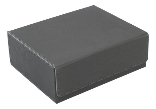 Caja De Baraja De Cartas Con Cierre Magnético, Gris Oscuro