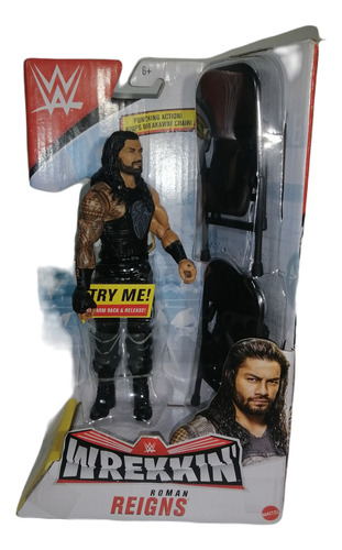 Wwe Wrekkin' Roman Reigns ¡viene Con 2 Sillas! Envío Ya