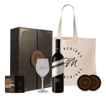 Comprar Box Vino Fond De Cave 750ml Con Copa Transparente Regalo