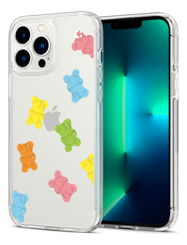 Funda Para iPhone 13 Pro Max Cristaltransparente Gummy Bears