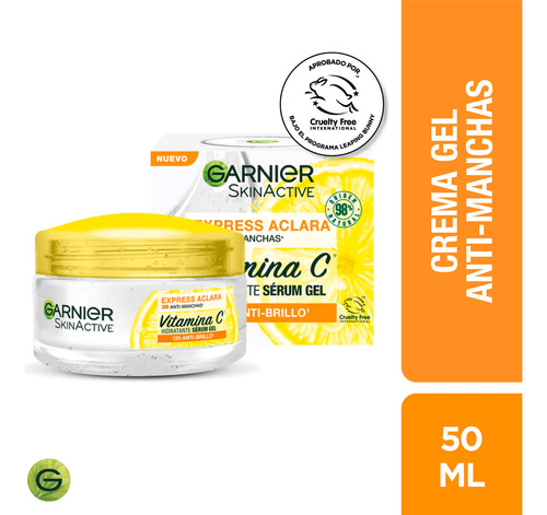 Crema Hidratante Garnier Express Fps30 Vitamin C Anti Brillo