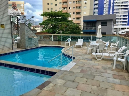 Imagem 2 de 15 de Apartamento Em Residencial Na Aviação 200 Metros Da Praia - 1508