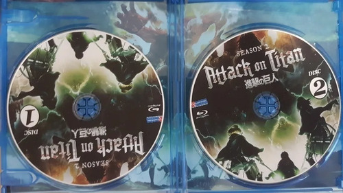 Attack On Titans Temporada 2 Blu Ray Latino