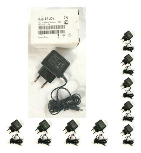 Salom Ac Adapter Lot Of 10 European G355/g955 9600 015 7 Aac