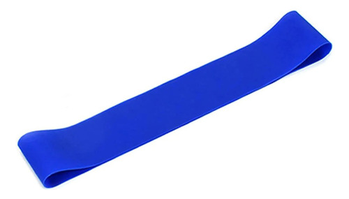 Banda Elastica Fitnees Resistencia Yoga 120x15cm Color Azul
