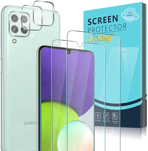 Protector Lente Y Pantalla Hd Para Samsung Galaxy A22 4g