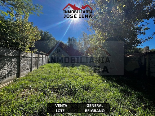 Lote De 10 X 30 (300 M2) En Venta - Calle 62 E/ 60 Y 62 - General Belgrano.