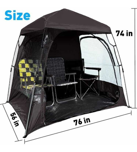 Casita Cápsula Tienda Deportiva Transparente (Usado)