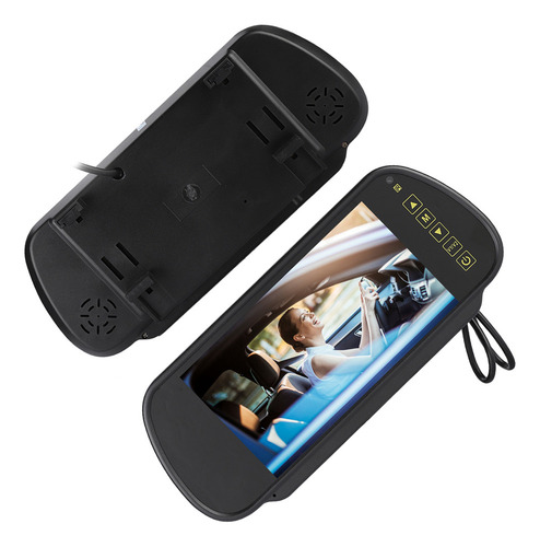 Monitor De Espelho Retrovisor, Tela Lcd De 7 Polegadas, Câme