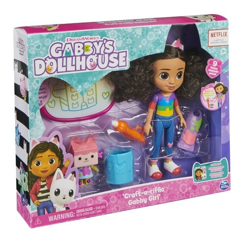 Set 9 Pz Gabby Dollhouse Casa Muñecas De Gaby Craft A Riffic