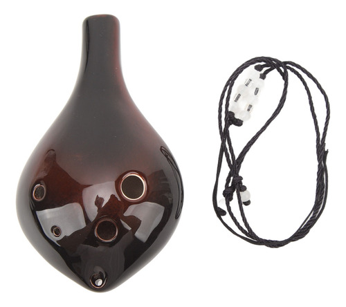 Corda De Flauta De Cerâmica Ocarina De 6 Furos Alto Tone C C