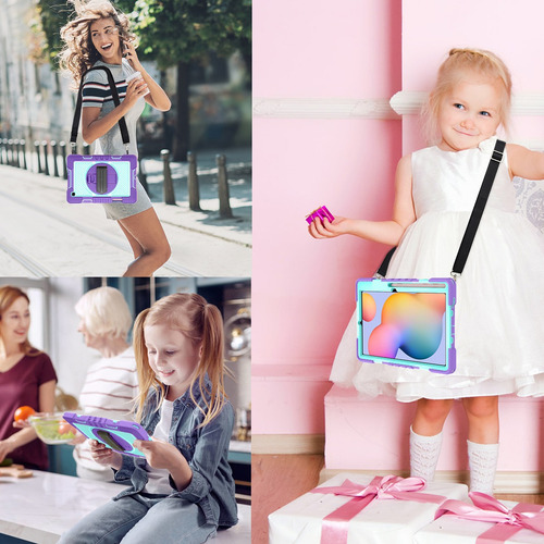 Imagen 9 de 9 de Funda Para Tablet Samsung Tab S6 Lite Sm-p613/p619 10.4 2022