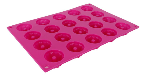 Molde Para Tartas, De Silicona, Color Rojo Rosado, Antiadher